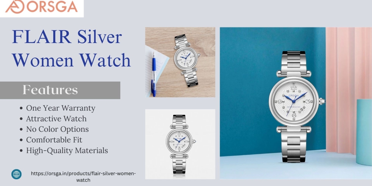 FLAIR Silver Women Watch A Beautiful Design by ORSGA