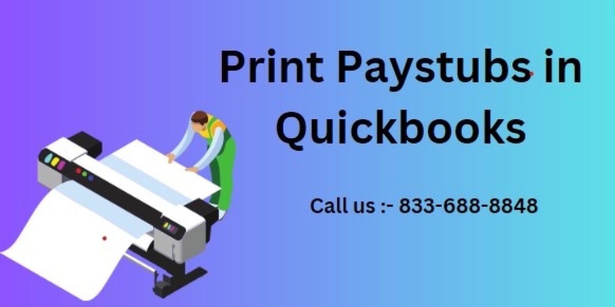 Print Paystubs in Quickbooks