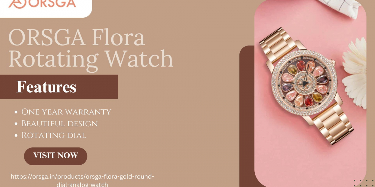 Elegance in Motion The ORSGA Flora Rotating Watch