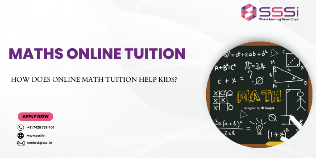 How does online math tuition help kids?