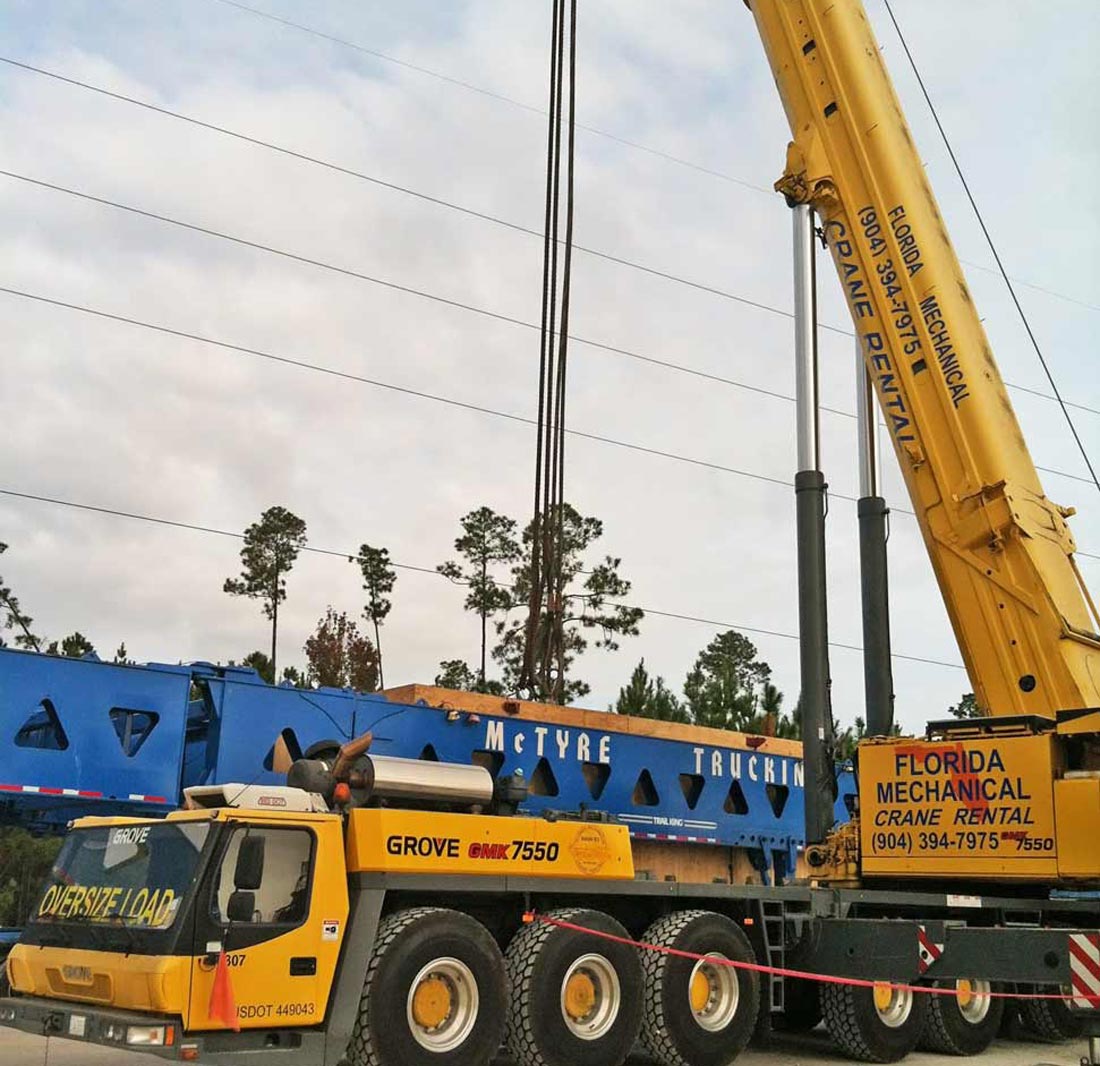 Rental Cranes, Rough Terrains, All Terrains, Booms to 460’, Flatbeds & Lowboys