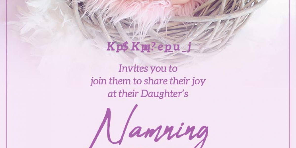 The Perfect Naming Ceremony Cards