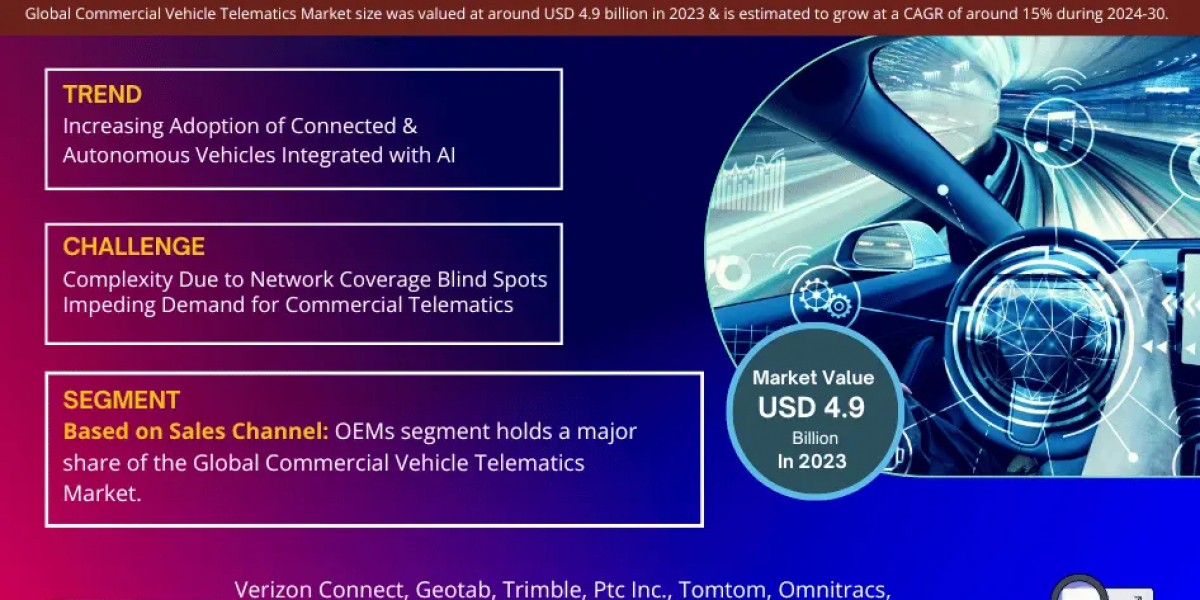 Analyzing the  Commercial Vehicle Telematics Market: Size, Share, and Growth Projections 2024-2030