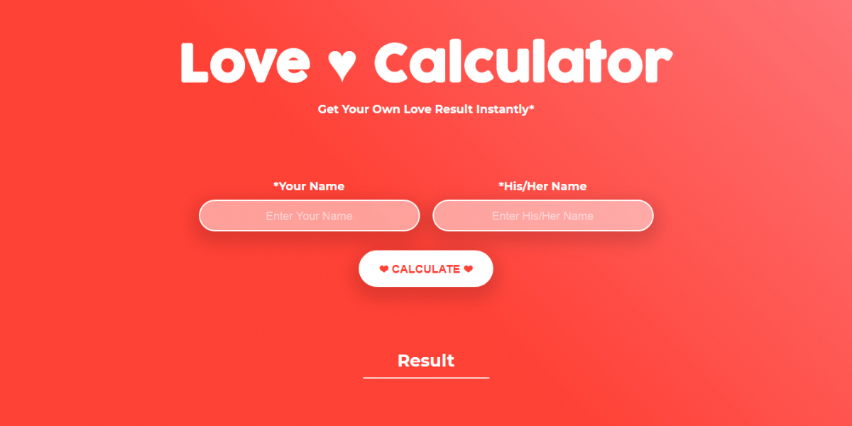 Love Calculators