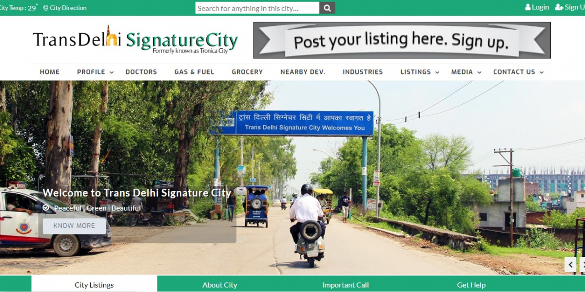 Trans-Delhi Signature City