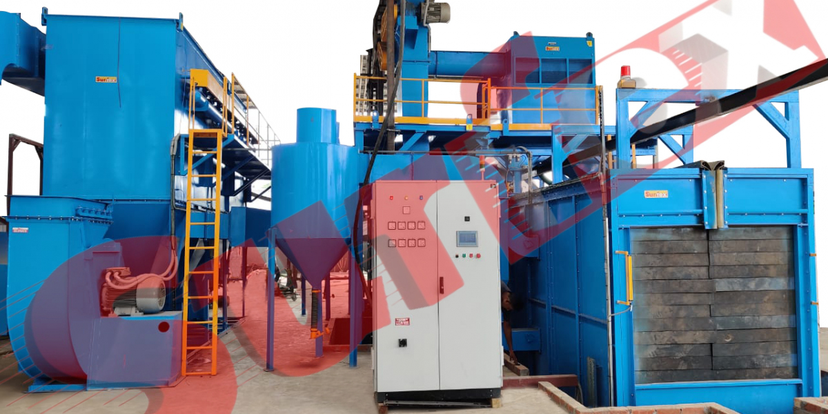 Shot Blasting Equipment for Continuous Wire Cleaning - Surfexindia