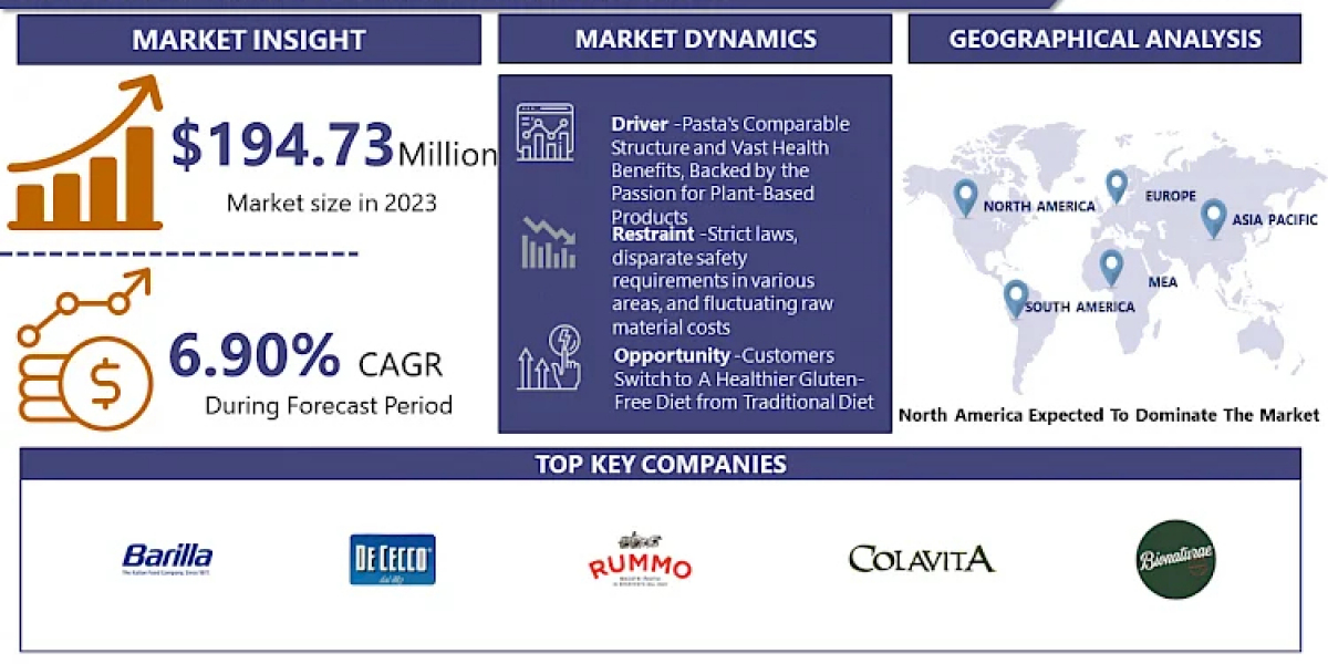 Plant-Based Pasta Market: Size, Share Growing at a CAGR of 6.90% From 2024-2032.