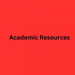 Academic Resources