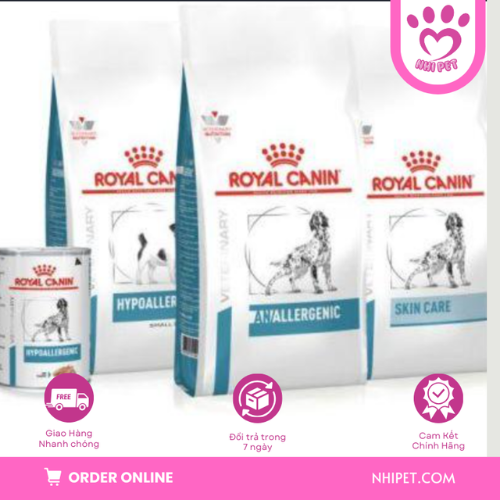 THỨC ĂN HẠT CHO CHÓ DỊ ỨNG NẶNG ROYAL CANIN ANALLERGENIC 3KG - NHI PET