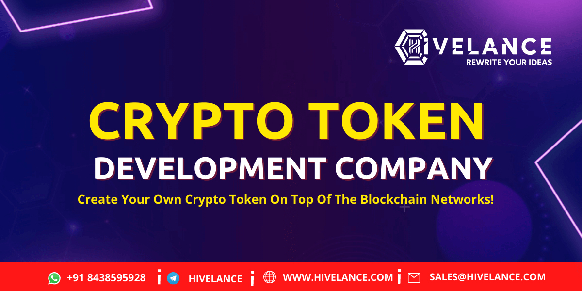 Create Your Own Crypto Token with a Top-Grade Token Development Company...!