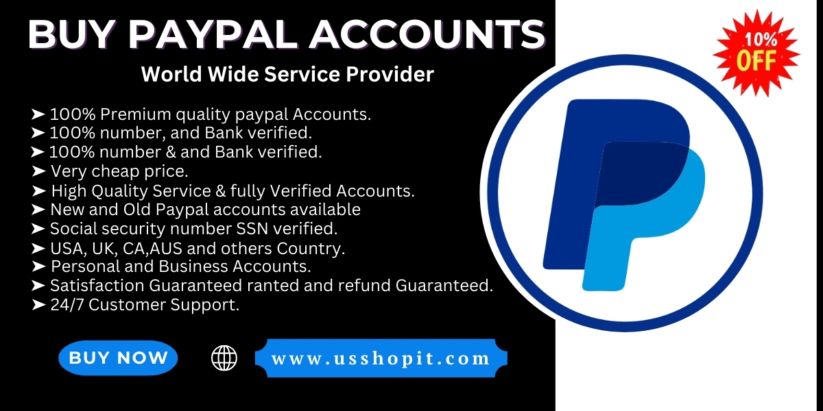 Buy PayPal Accounts with Instant Delivery and 100% Verified Affordable Prices from USShopit.com