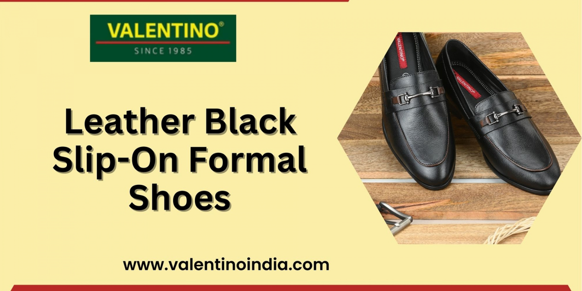 Classic Black Slip-On Shoes: A Must-Have for Formal Wear