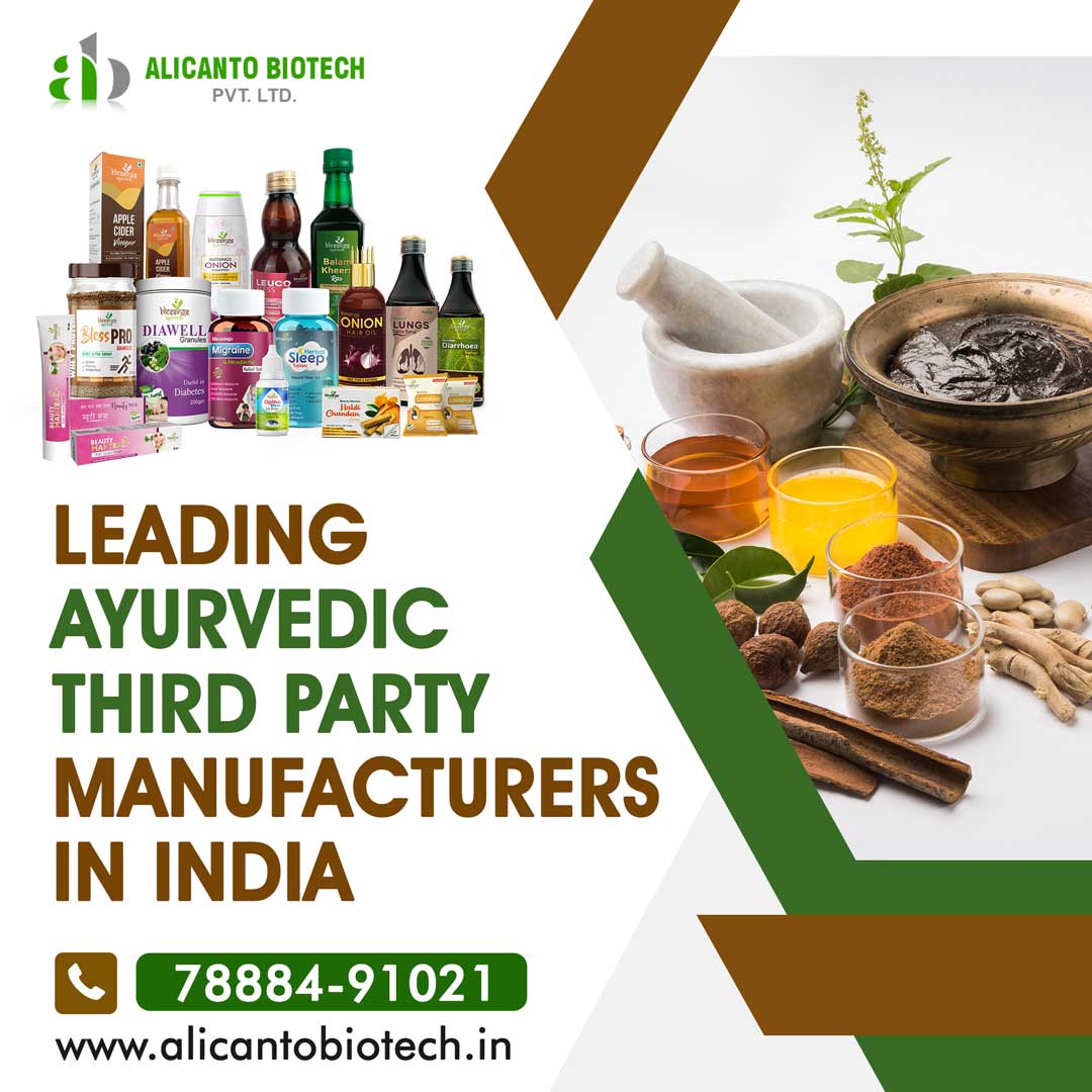 Leading Ayurvedic Third Party Manufacturers in India - Alicanto Biotech