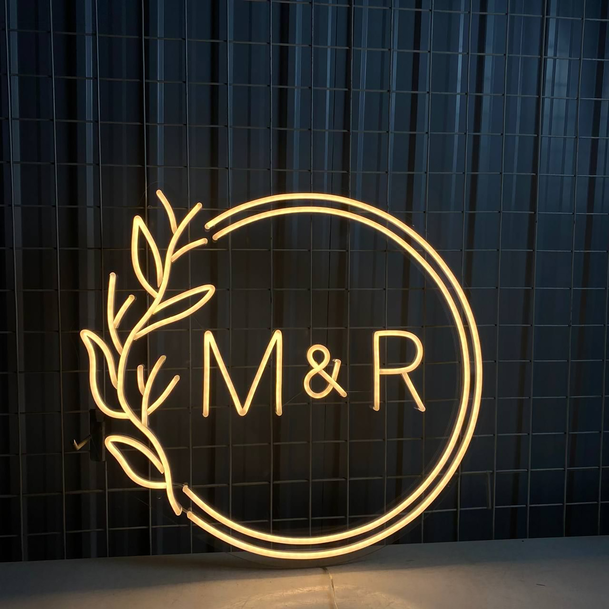 Wedding Neon Sign Personalized Glow with Free Delivery