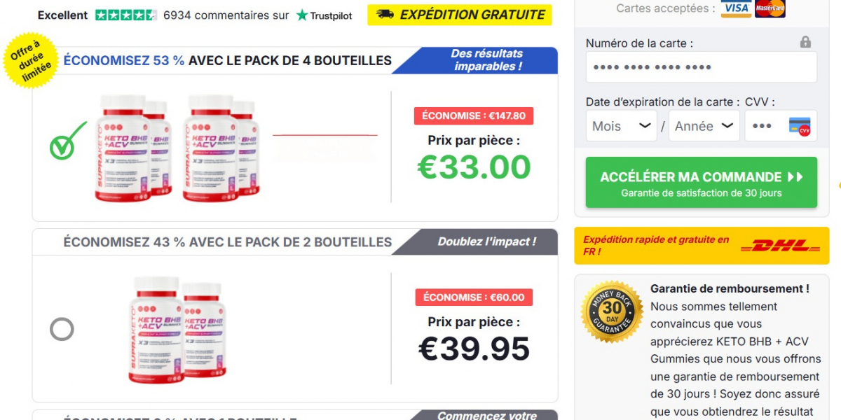 Supra Keto BHB + ACV Gummies France Avis, fonctionnement et prix