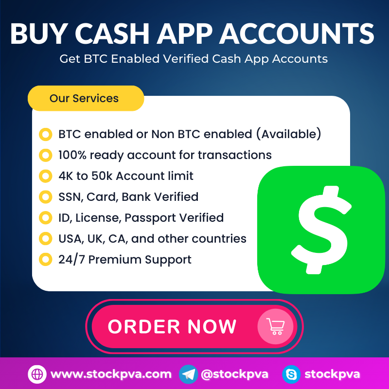 Buy Verified Cash App Accounts - 100% Safe & BTC Enable