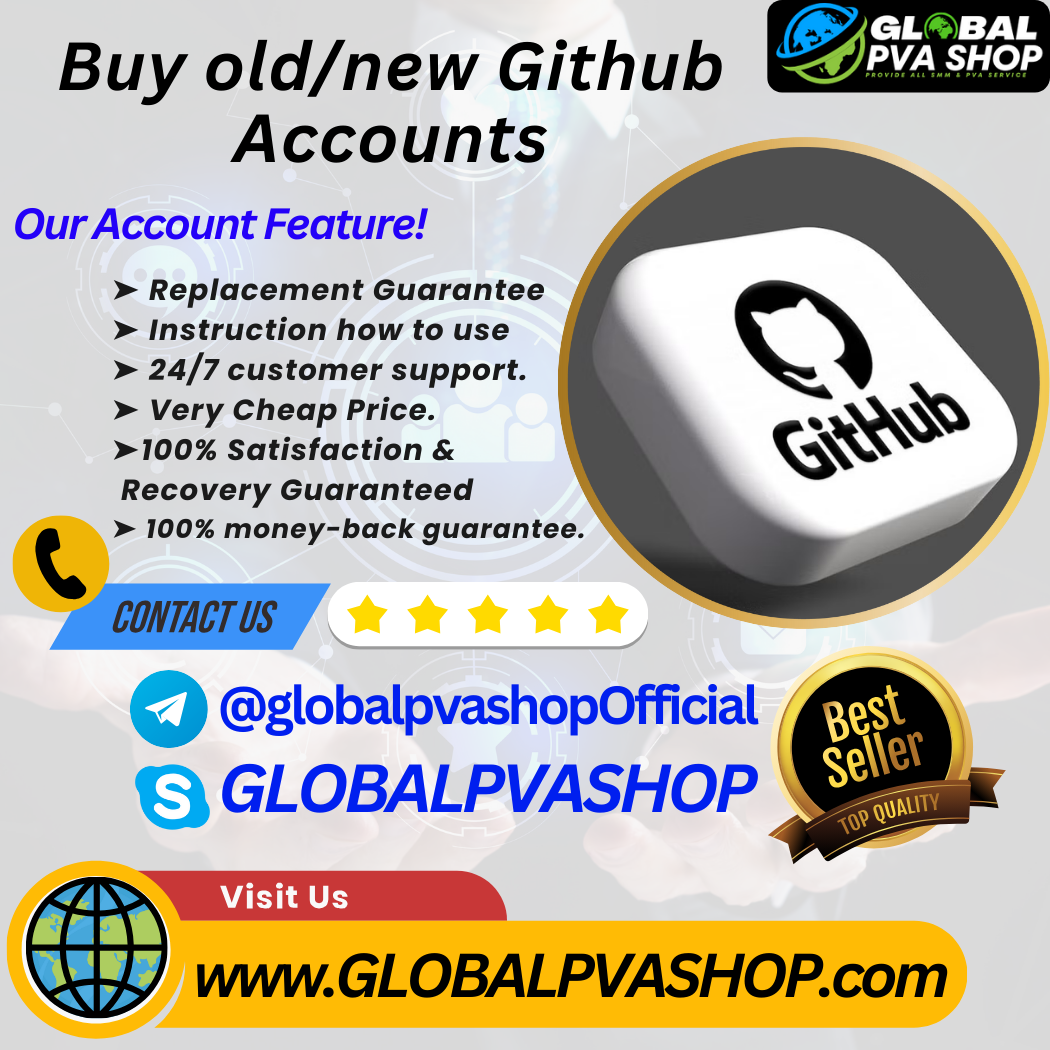 Buy GitHub Accounts - Global PVA Shop