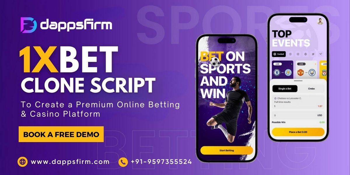 Build Your Sports Betting Business with 1XBet Clone Script – Quick Setup & Minimal Cost