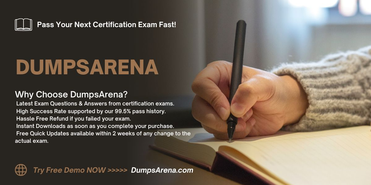 Exam Dumps to Ace Your Test from DumpsArena