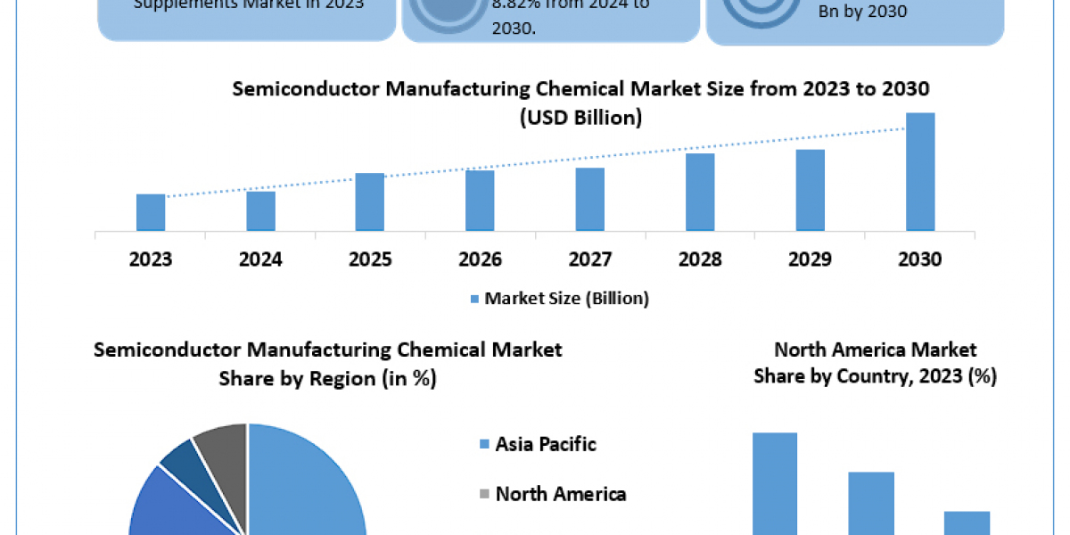 Semiconductor Manufacturing Chemical Market 	Worth the Numbers: Size, Share, Revenue, and Statistics Overview | 2024-203