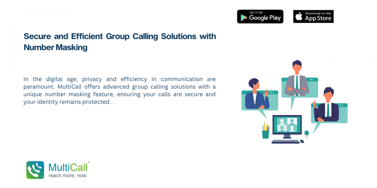 Secure and efficient group calling solutions with number masking