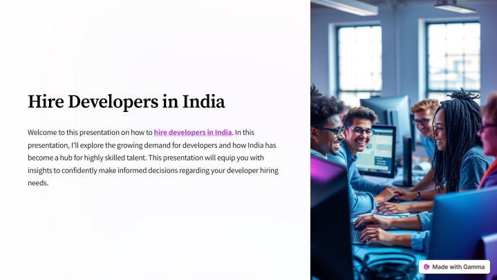 Hire Developers in India