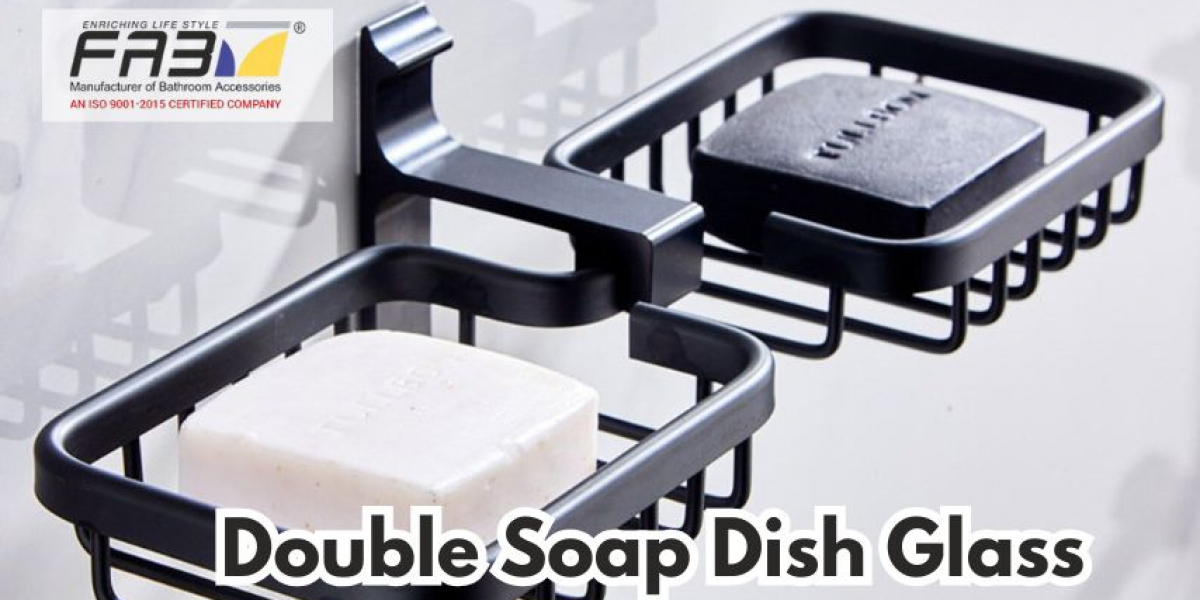 Elegant and Functional: The Ultimate Guide to Double Soap Dish Glass by Fab Bath Interiors