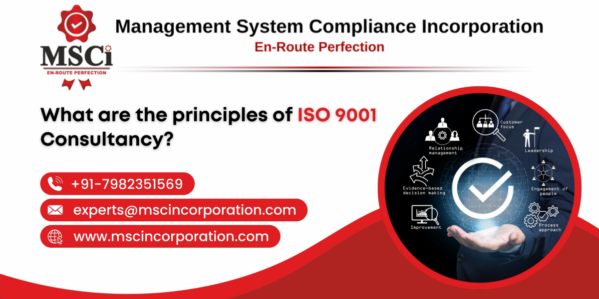 What are the principles of ISO 9001 Consultancy?