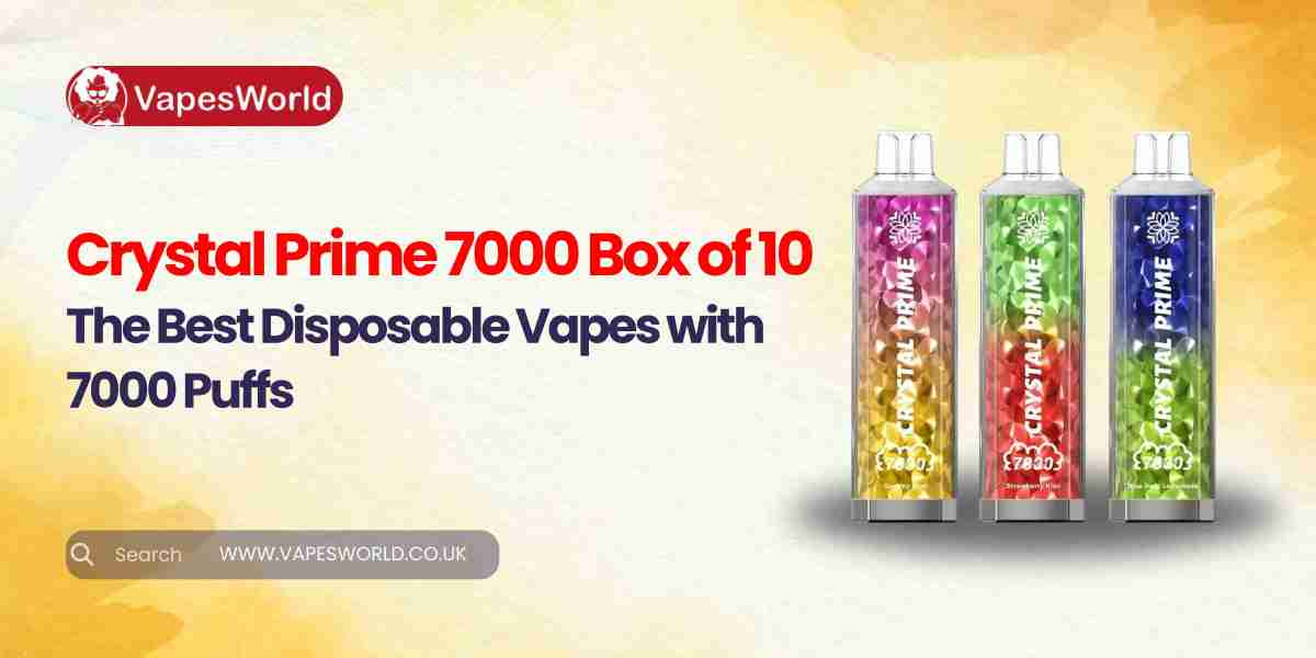 Crystal Prime 7000 Box of 10: The Ultimate Vaping Companion