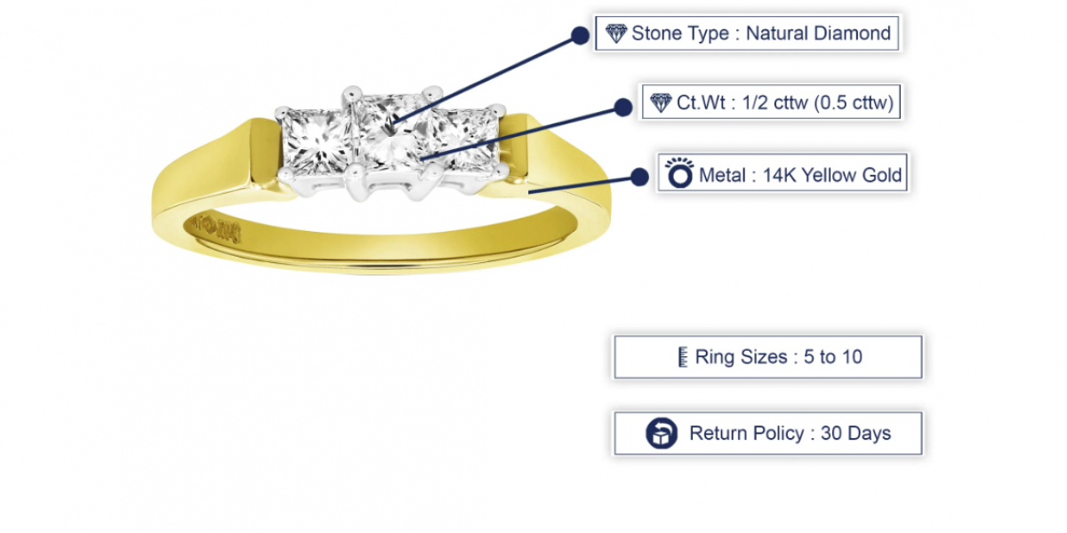 Vir Jewels Diamond Engagement Rings in Yellow Gold