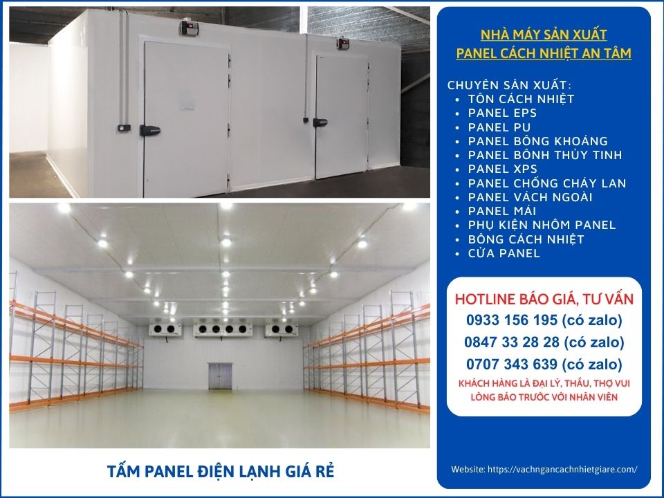 Tấm Panel Điện Lạnh Chất lượng - Uy Tín - Giá Cạnh Tranh