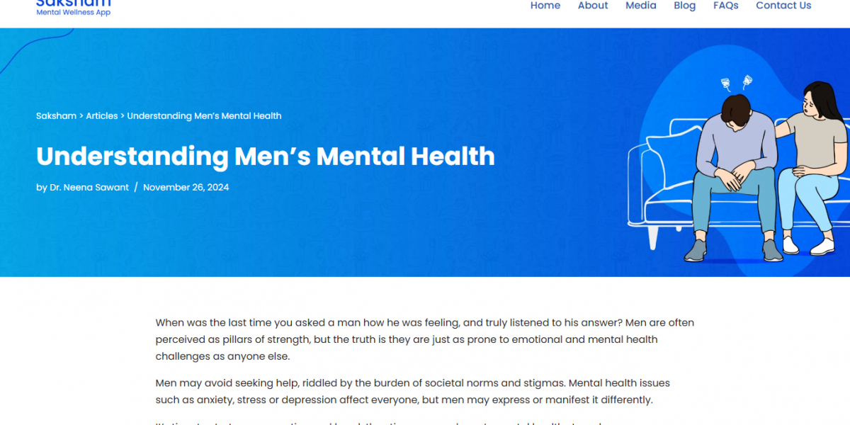 Understanding Men’s Mental Health:-