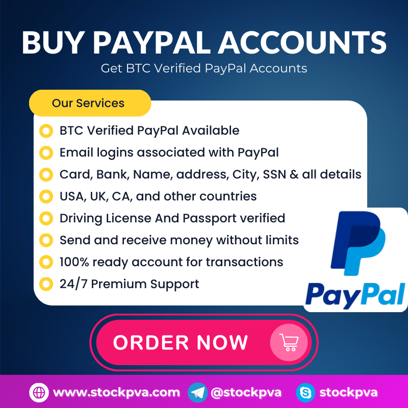 Buy Verified PayPal Accounts - Business & Personal 100% Safe