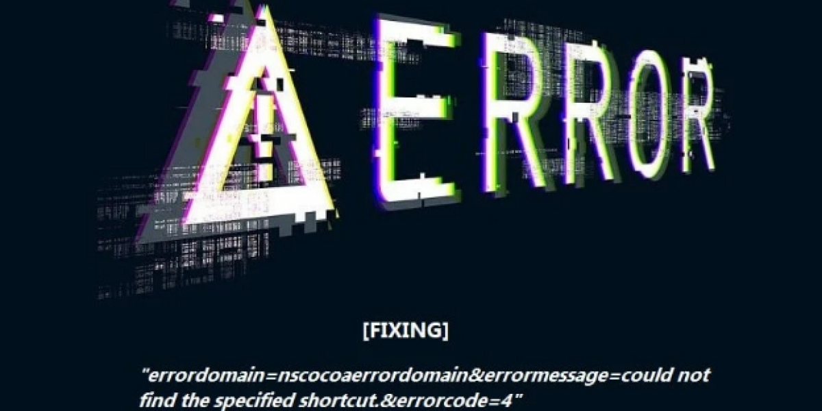 Understanding the "errordomain=nscocoaerrordomain&errormessage=could not find the specified shortcut.&error