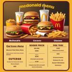 McDonalds Menu