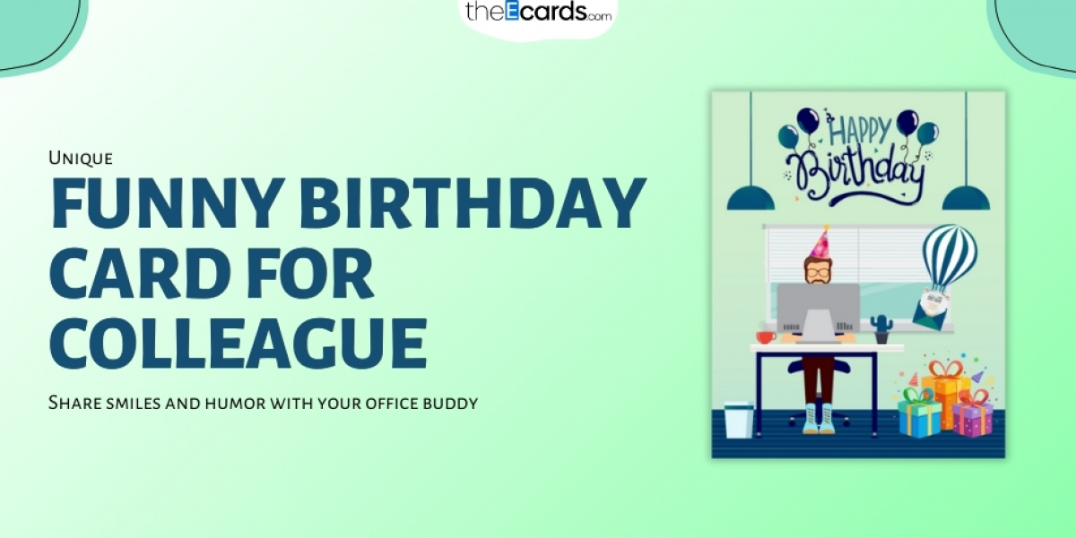 Laughter at the Office: Humorous Birthday Card for Coworker