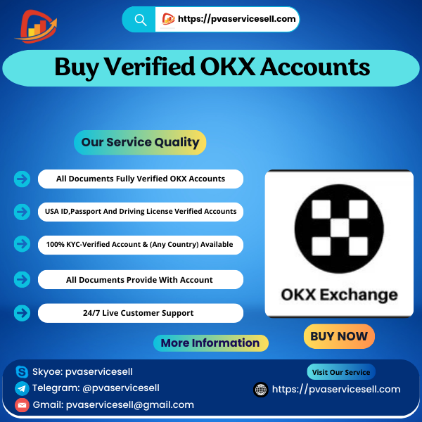 Buy Verified OKX Accounts - PVA Service Sell