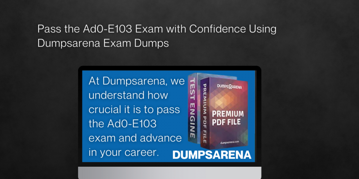 Secure Your Certification with Ad0-E103 Exam Dumps