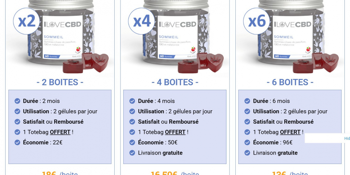 ILoveCBD Sommeil Gummies Prix de vente en France, travail et avis 2025