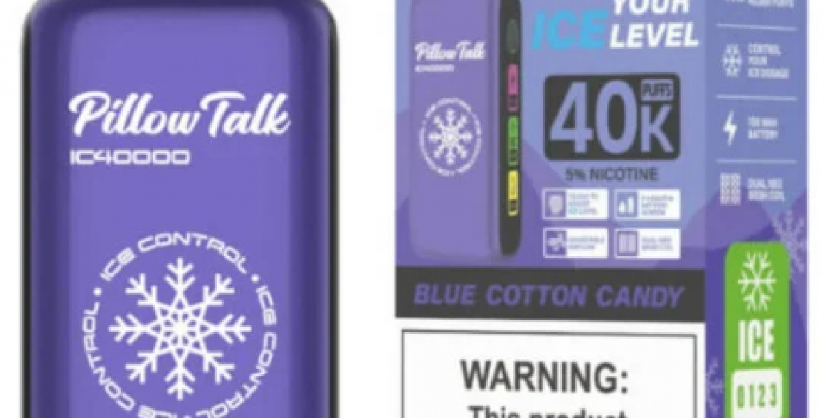 Pillow Talk BLUE COTTON CANDY: A Sweet and Nostalgic Vape Experience