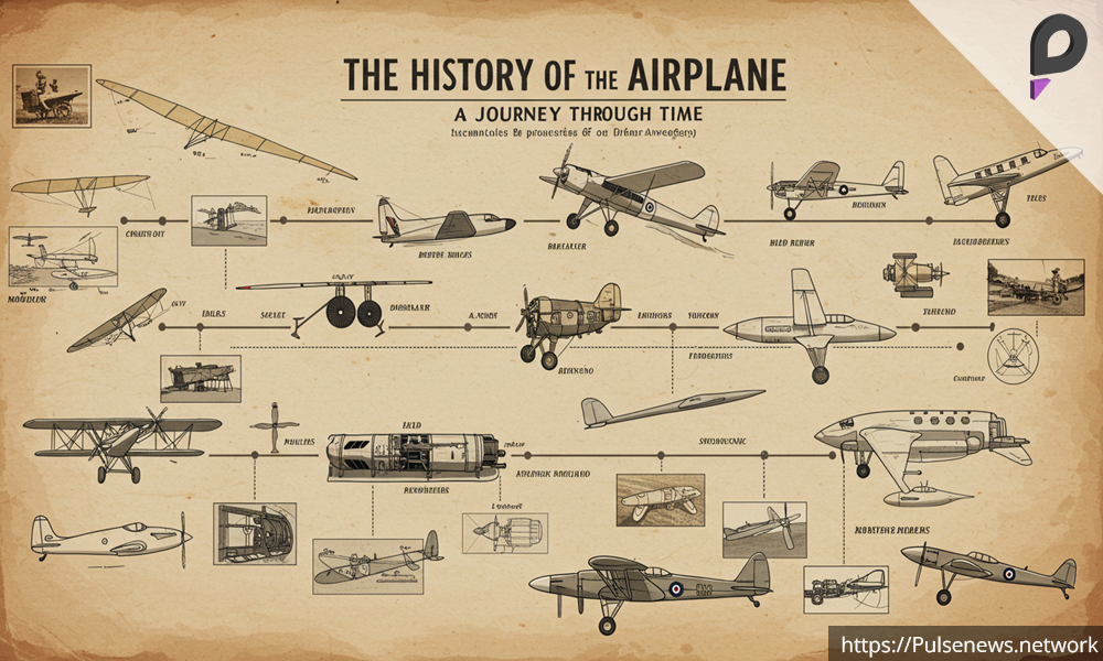 History of the Airplane A Journey Through Time - Pulse News