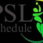 psl schedule