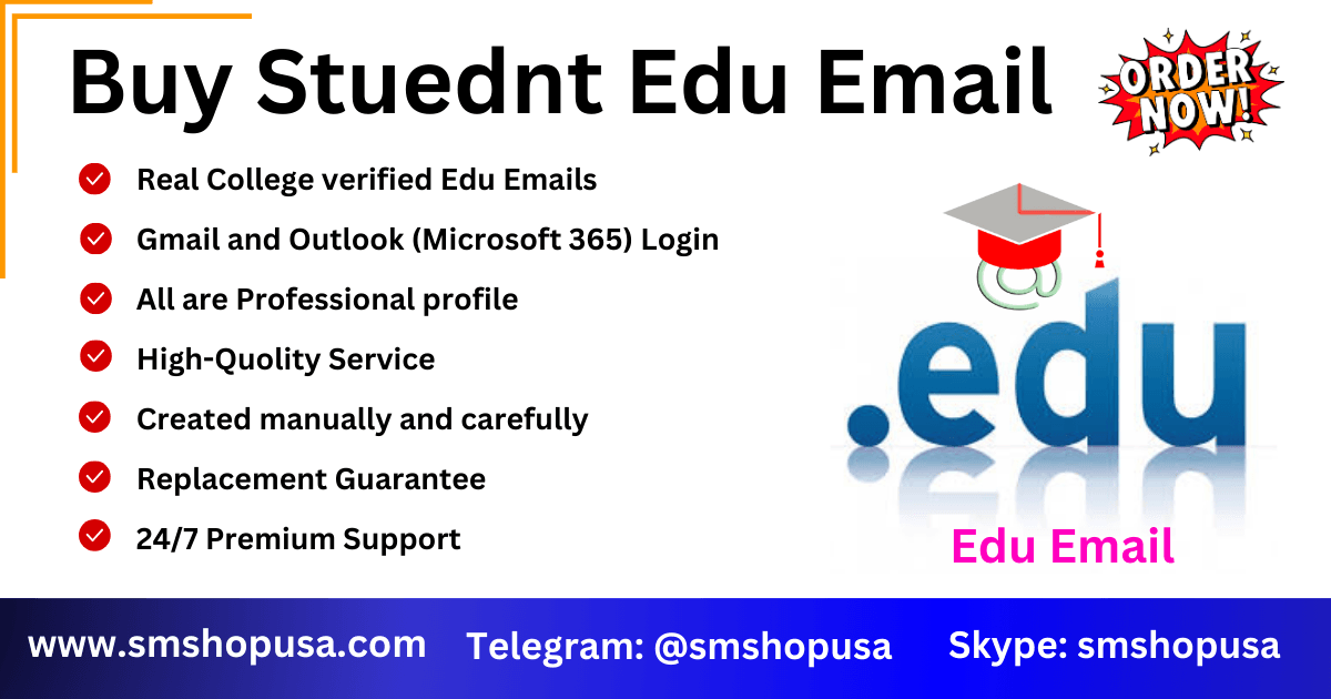 Buy Edu Emails - Works With Amazon Prime, Office 365