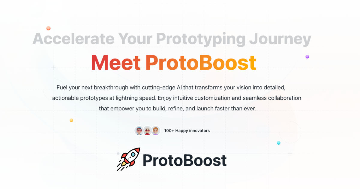 ProtoBoost.ai: Powering Rapid AI-Driven Prototypes