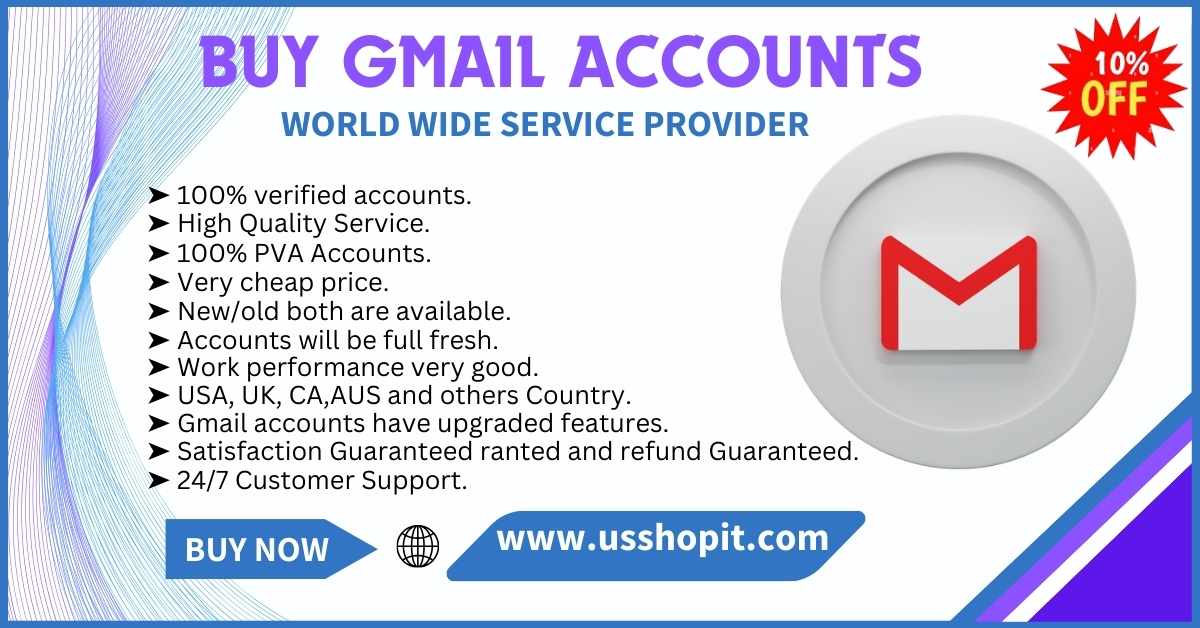 Best 4 Popular Sites to Buy Gmail Accounts in Bulk (PVA & Aged) – 2025