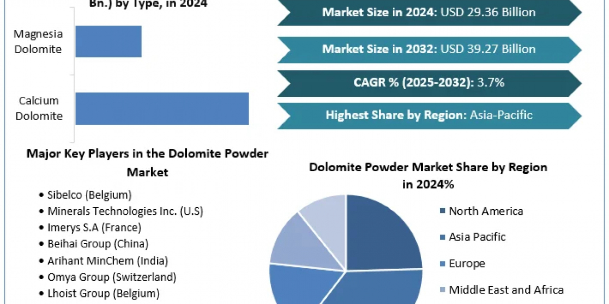 Dolomite Powder Marke Industry Analysis  Trends, Statistics, Dynamics, Segmentation and Forecast (2025-2032)