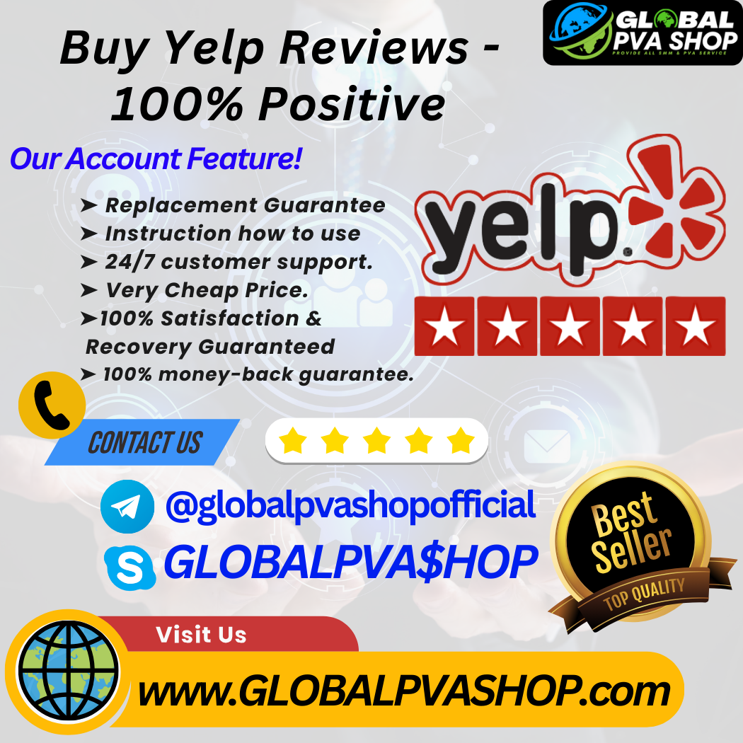 Buy Yelp Reviews - 100% Authentic And Non Drop Guarantee